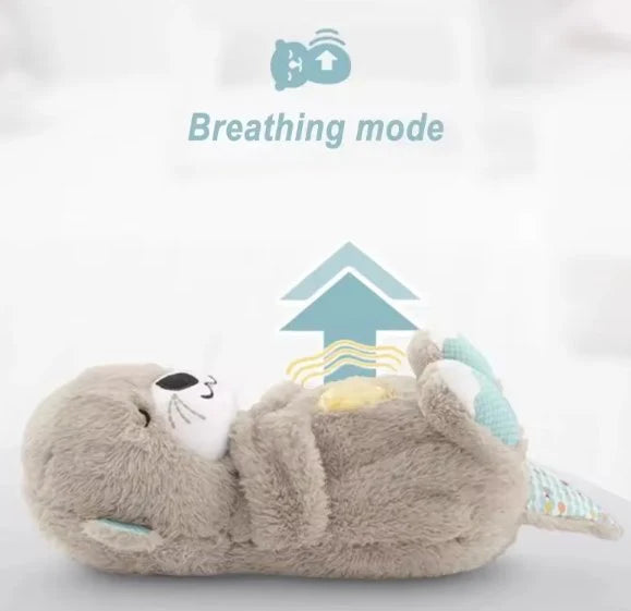 Heartbeat & Light-Up Belly Bear – Helps Babies Sleep Calmly